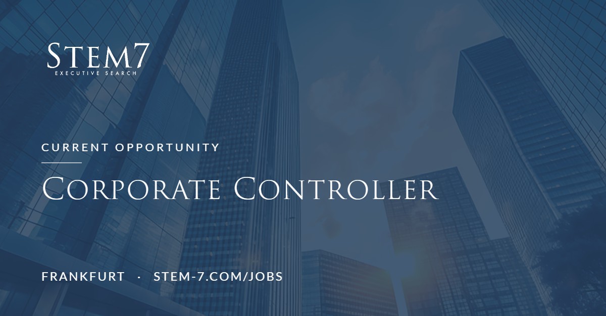 Stem7 Executive Search – Corporate Controller, Frankfurt