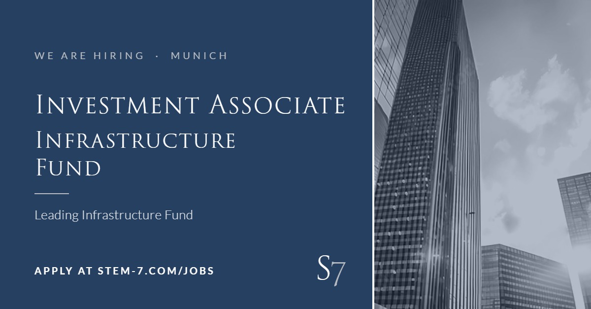 Stem7 – Investment Associate, Infrastructure Fund, Munich (landscape)